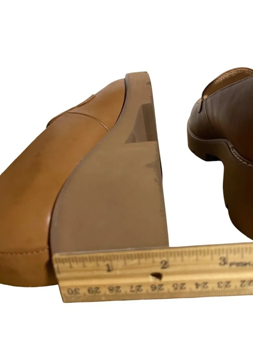 Naturalizer Cabaret Brown Lug Sole Loafers Women Size 9 M Chunky Block Heel